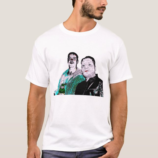 alan och stråle t-shirt (Framsida)