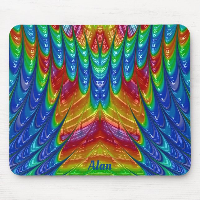 ALAN ~ Pretty 3D Pattern ~ Personalised  Musmatta (Framsidan)