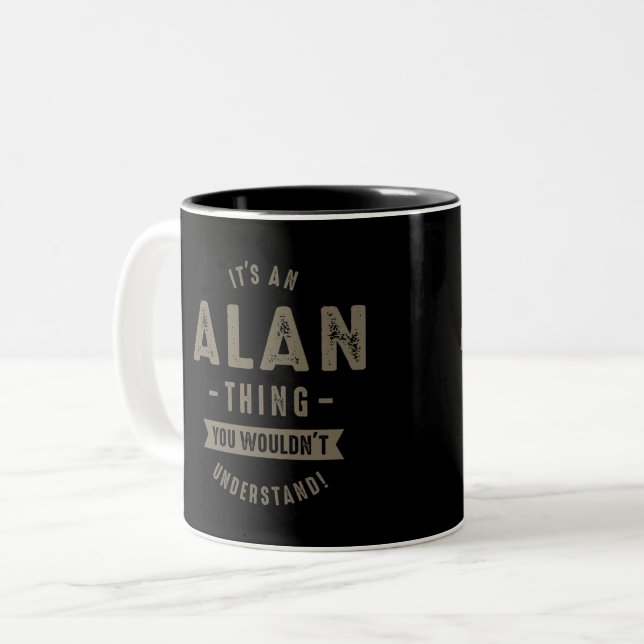 Alan Sak Två-Tonad Mugg (Framsida vänster)