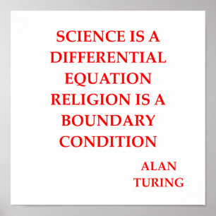 alan TURING-citat Poster