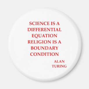 Alan Turing citationstecken Magnet