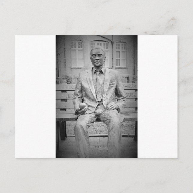 Alan Turing, OBE. Far i modern datoranvändning Vykort (Framsida)