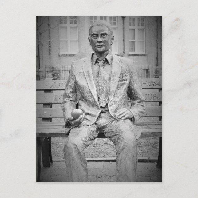 Alan Turing, OBE. Far i modern datoranvändning Vykort (Framsida)