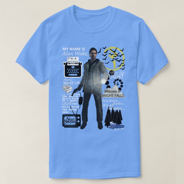 Alan Wake T Shirt (Design framsida)