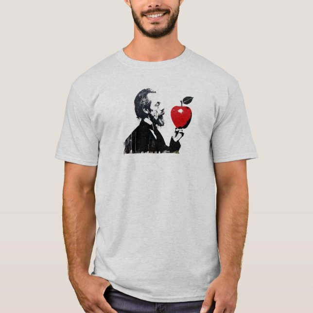 Alan Watts - An Apple Träd Apples T Shirt (Framsida)