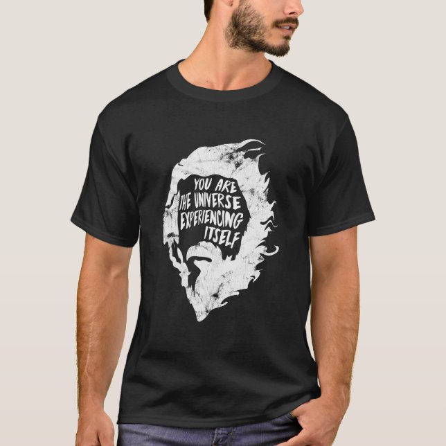 Alan Watts, du är en universell upplevelse T Shirt (Framsida)