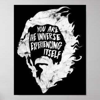 Alan Watts, du är Universe Experience Itsel Poster