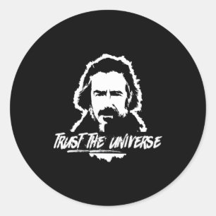 Alan Watts Trust Universe Runt Klistermärke