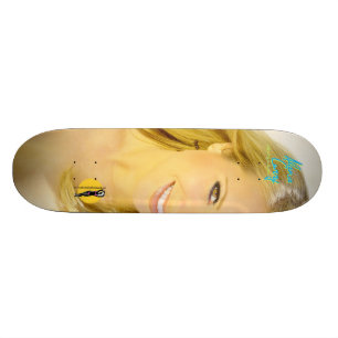 Alana Curry "Ansikte" Old School Skateboard Bräda 21,6 Cm