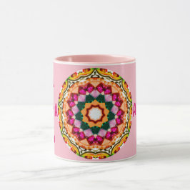 ALANA ~ Personalised Gem Stones Fractal ~ Mug Mugg