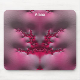 ALANA ~ Pink and White Mouse Pad Musmatta