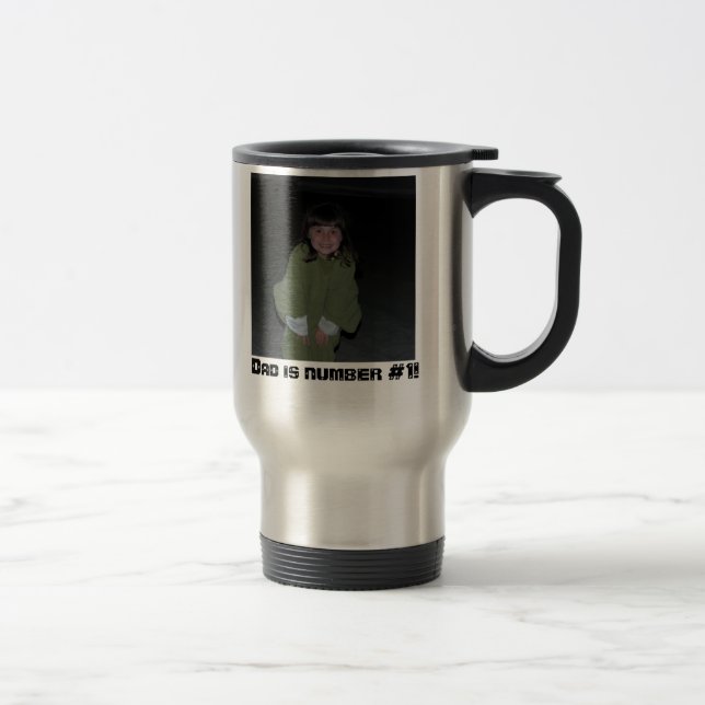 Alanabeach pappa är numrerar #1! resemugg (Höger)