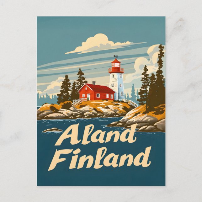 Åland Finland Vykort (Framsida)