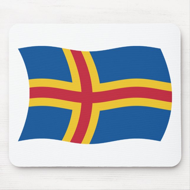 Åland Flagga Musmatta (Framsidan)