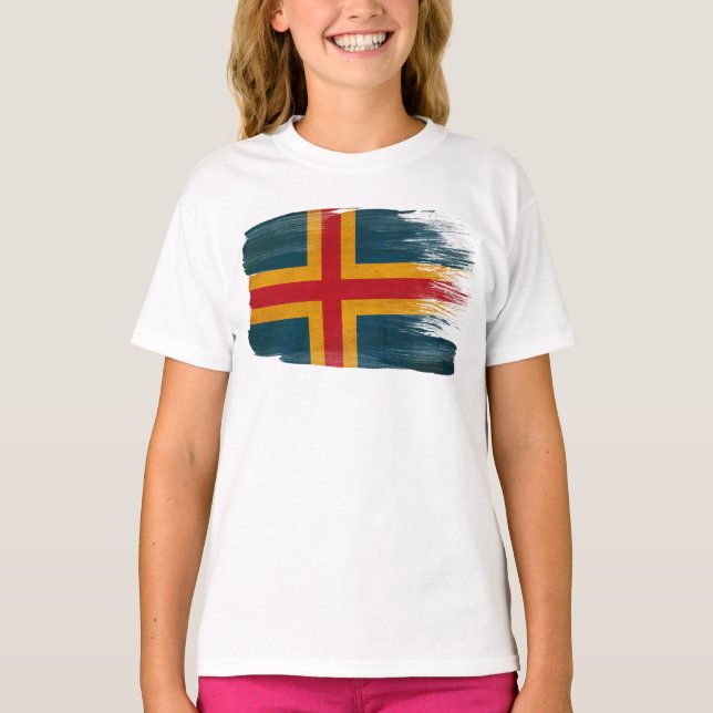 Aland Flagga T-shirt (Framsida)