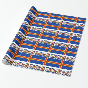 Åland Islands Ålänning Flagga Presentpapper