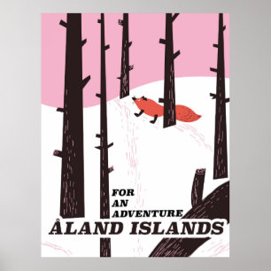 Åland Islands, Finland reseaffisch Poster