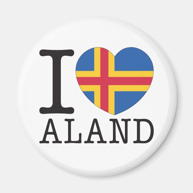 Aland Kärlek v2 Magnet (Framsidan)