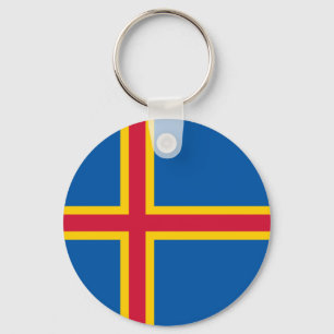 Aland öflagga nyckelring