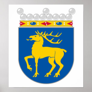 Aland vapensköld poster