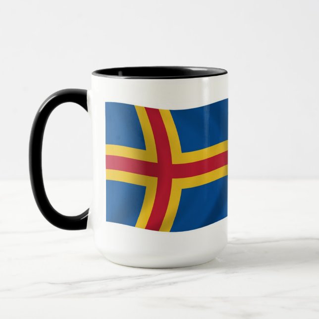 Ålands Flagga Mugg (Vänster)