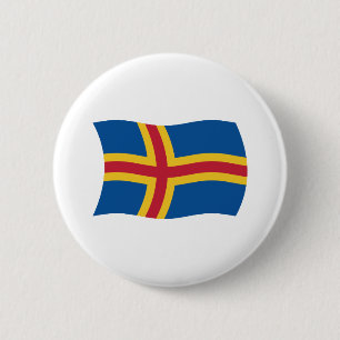 Ålands flaggaknapp knapp