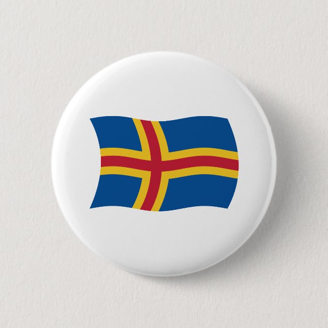 Ålands flaggaknapp knapp (Framsida)