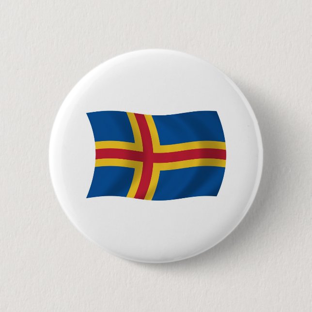 Ålands flaggaknapp knapp (Framsida)