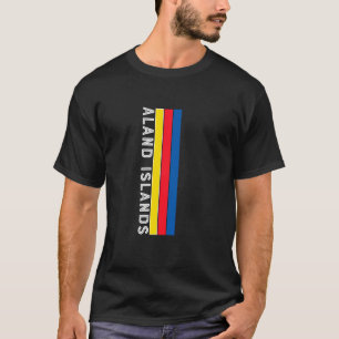 Ålands flaggfärger t shirt
