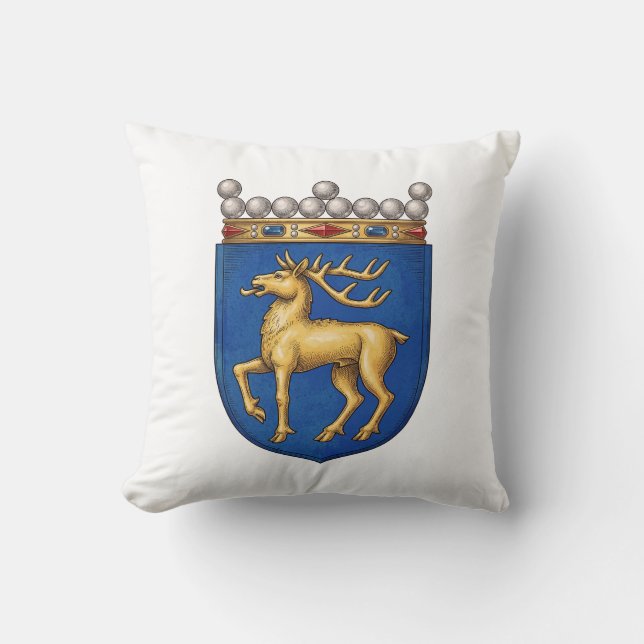 Ålands landskapsvapen symbol emblem flagga kudde (Framsida)