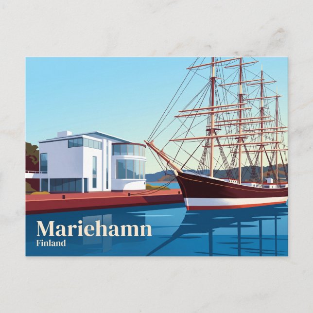 Ålands sjöfartsmuseum Finland Vykort (Framsida)