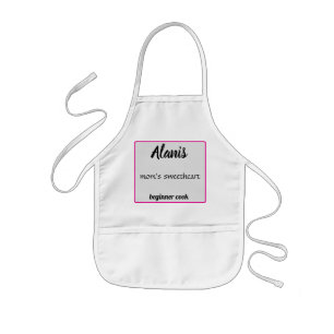 Alanis mammas kära nybörjarkock barnförkläde