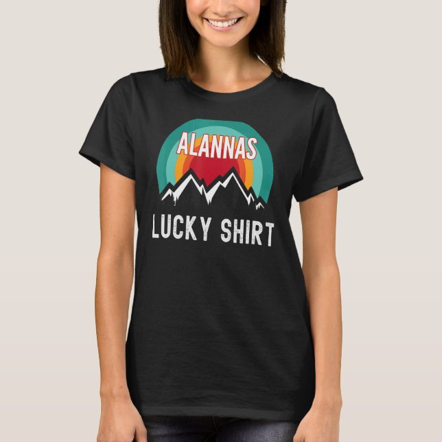 Alannas Lucky T Shirt (Framsida)