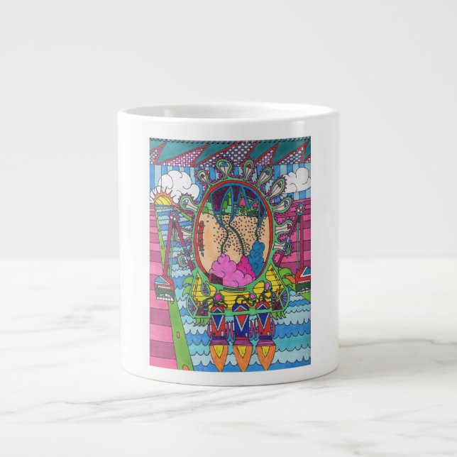 Alan's Rocket Jumbo Mugg (Framsidan)