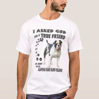 Alapaha Blue Blood Bulldog Quote Mamma Pappa Costu T Shirt