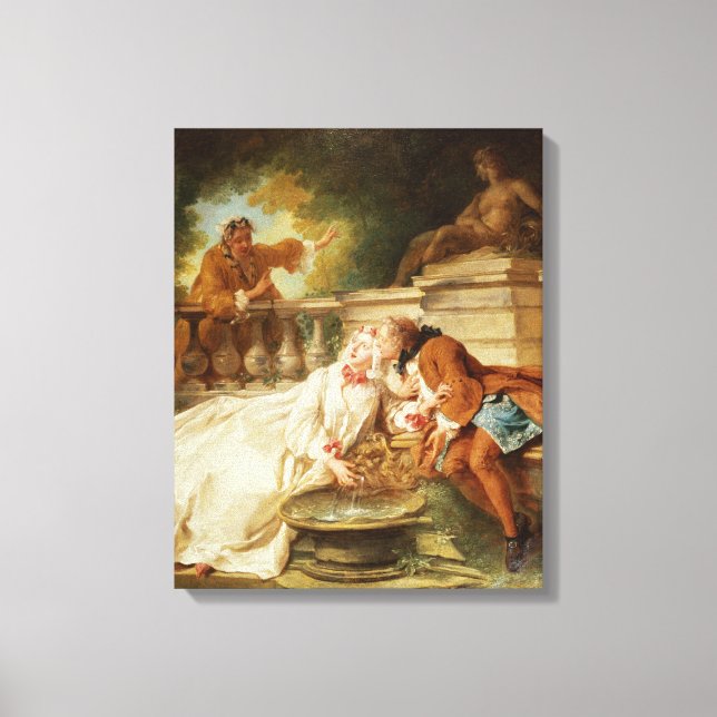 Alarm, 1723 (olja på arbetsyta) canvastryck (Framsida)