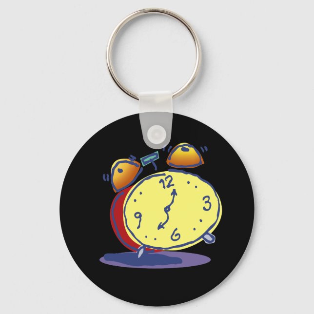 Alarm Clock Keychain Nyckelring (Framsida)