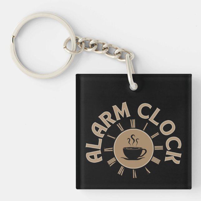 ALARM CLOCK RETRO MORNING COFFEE ÄLSKARE (Framsidan)