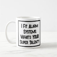 Alarm Fitter Toppen Talent. Kaffe Mugg