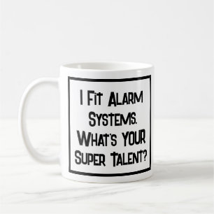 Alarm Fitter Toppen Talent. Kaffe Mugg