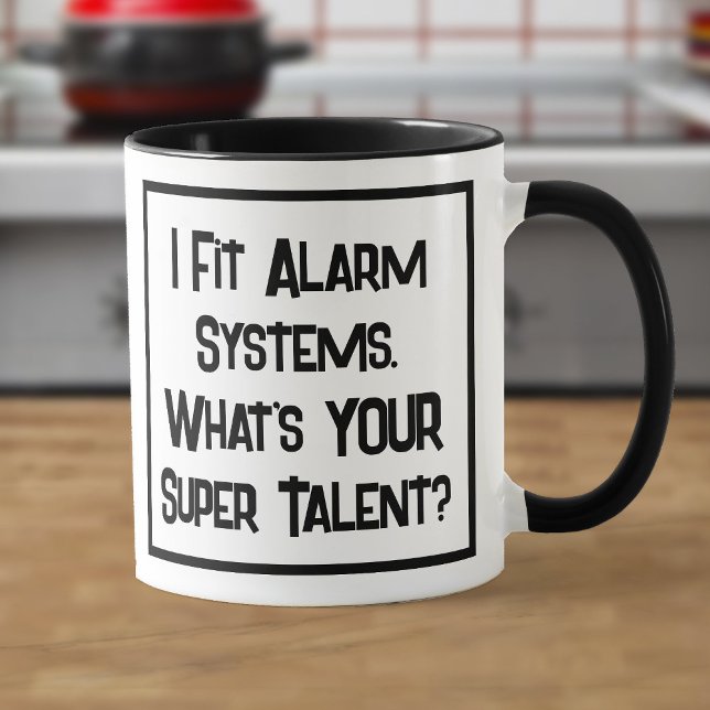 Alarm Fitter Toppen Talent. Två tonkaffe Mugg (Skapare uppladdad)