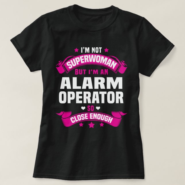 Alarm operator t shirt (Design framsida)