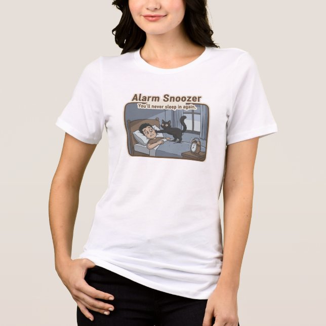 Alarm Snoozer T-Shirt (Framsida)