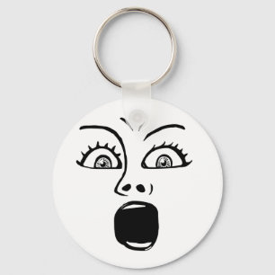 ALARMED! -Vit Nyckelring