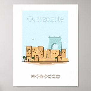 Alarzazat-affisch för stadresande - Morumsresor Poster