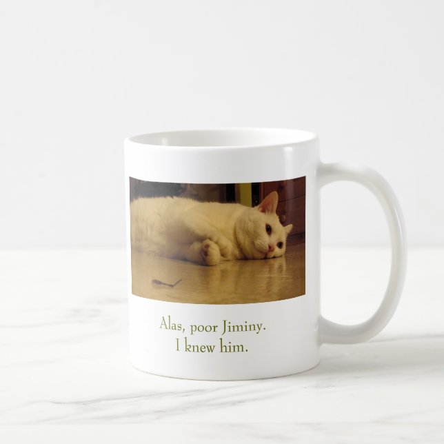 Alas fattig Jiminy. Kaffemugg (Höger)