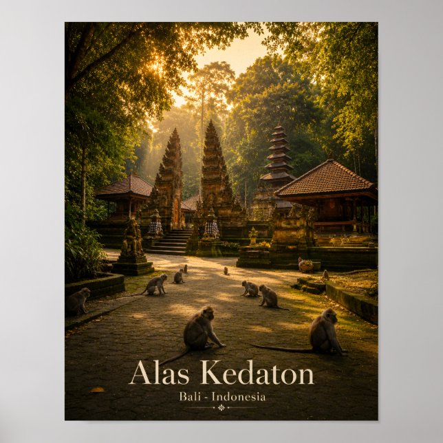 Alas Kedaton Bali Affisch (Framsidan)