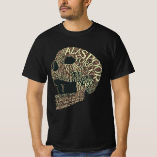 Alas Stackars Yorick Shakespeare Hamlet-citat T Shirt