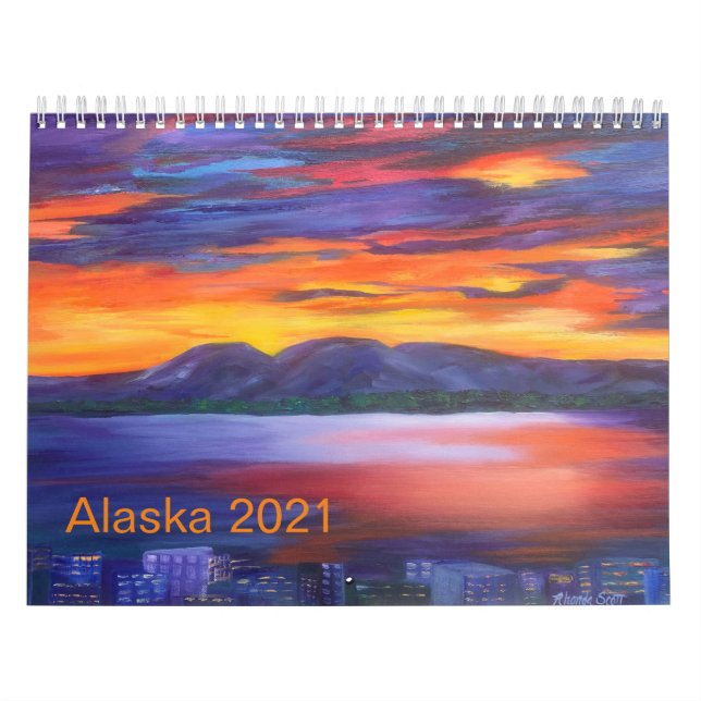 Alaska 2021 Kalender av Rhonda Scott (Omslag)