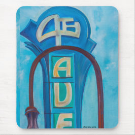 Alaska 4th Ave. Marquee Mouse pad Musmatta